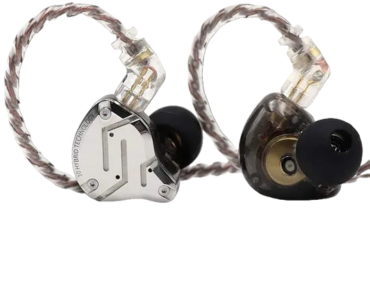 KZ ZS10 Pro 4ba + 1dd Hybrid Metal headphones 10-driver high-fidelity bass motion monitor headphones with canc