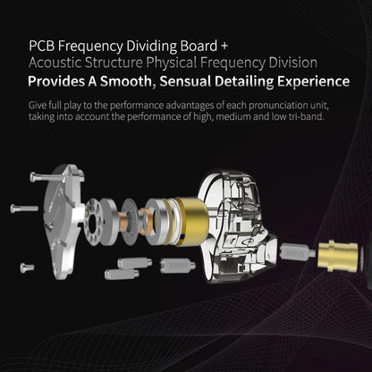 KZ ZS10 Pro 4ba + 1dd Hybrid Metal headphones 10-driver high-fidelity bass motion monitor headphones with canc