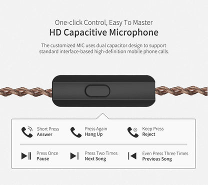 KZ ZS10 Pro 4ba + 1dd Hybrid Metal headphones 10-driver high-fidelity bass motion monitor headphones with canc